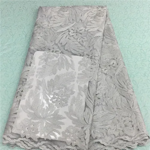 Latest African Tulle White Lace Fabric High Quality 2017 Nigerian Latest African Tulle White Lace Fabric High Quality 2017 Nigerian Fabrics Stones