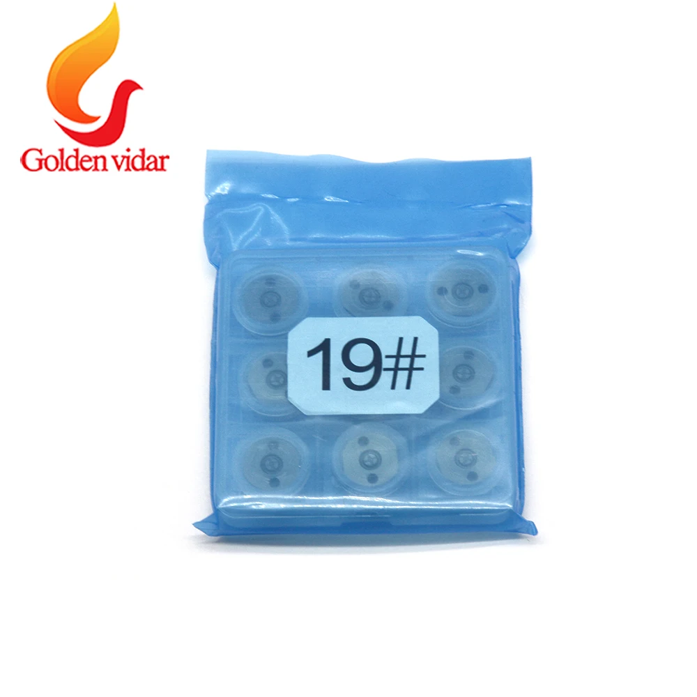 6pcs/lot Control valve plate 19# Orifice for denso injector 095000-5230/5341/5342/5344/5471/5472/5473 for Mitsubishi L200 4D56