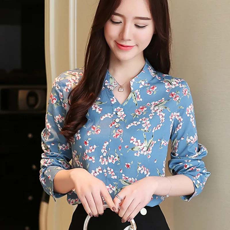 Autumn Womens Tops And Blouses Long Sleeve Chiffon Blouse Women Shirts Ladies Tops Plus Size Office Shirt Camisas Mujer Blusas Autumn Womens Tops And Blouses Long Sleeve Chiffon Blouse Women Shirts Ladies Tops Plus Size Office Shirt Camisas Mujer Blusas