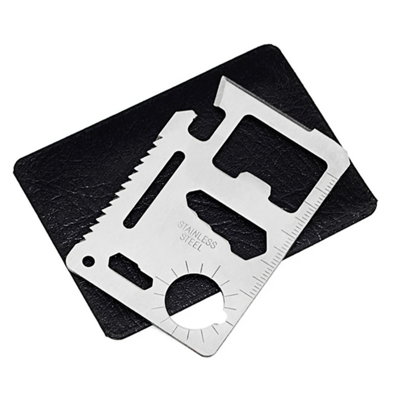 

Mini Portable Stainless Steel Card Tactical Tool Outdoor Sports Camping Self-defense Emergency Survival Equipment