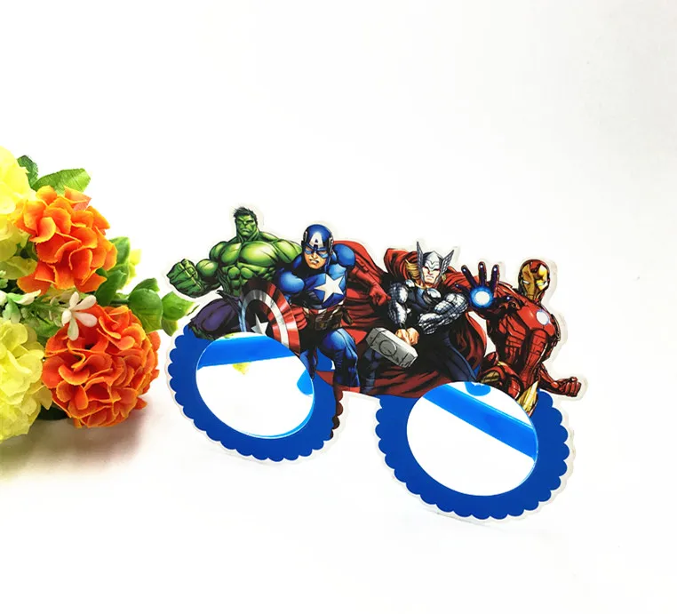 

1PCS/LOT AVENGERS MASK PLASTIC SPECTACLES BABY SHOWER AVENGERS PARTY MASK KIDS BIRTHDAY PARTY DECORATION AVENGER SPECTACLE FRAME