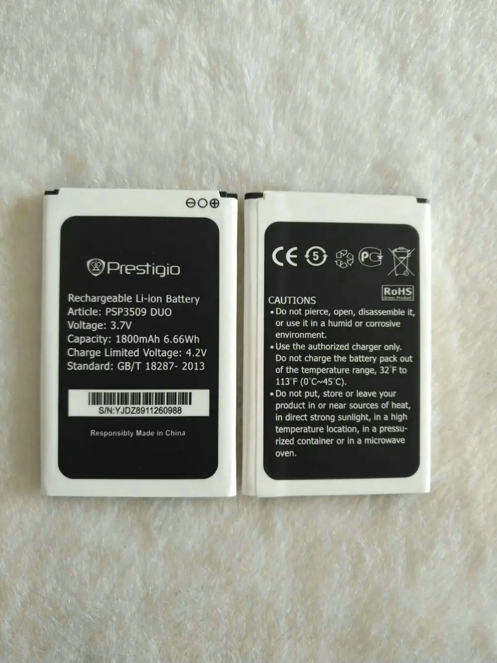 New battery For PSP3509 Duo 1800Mah Replacement Phone Battery For Prestigio Wize D3 E3 K3 3509 PSP3509Duo
