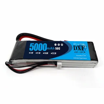 

DXF Lipo Battery Pack,KCRTEK RC Pack 3S 11.1V 50C 5000mAh for TRX Airplane Helicopter Car