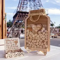 Drop Top Wedding Guest Book Personalised Wedding Mason Jar Guest Book Drop Box Signature Guestbook Alternative Top