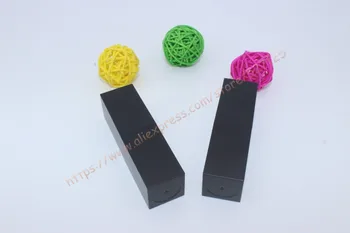 

12.1mm matte black empty plastic square shaped Lipstick case,Lip Balm Tube Empty High Quality Plastic Lipstick Tube