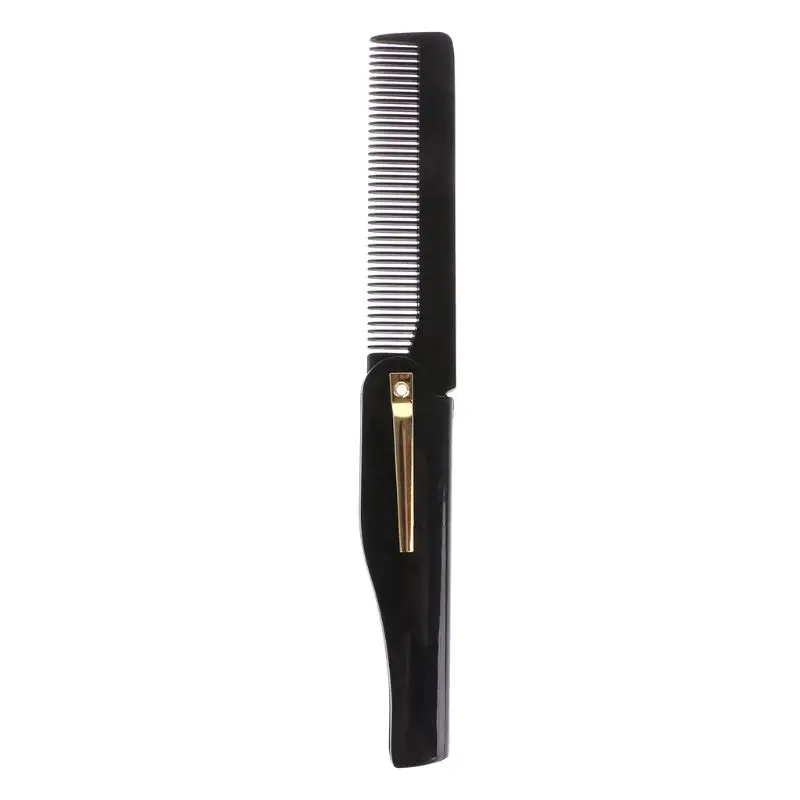 

Hot Fashion Mens Womens Handmade Folding Pocket Clip Hair Moustache Beard Comb