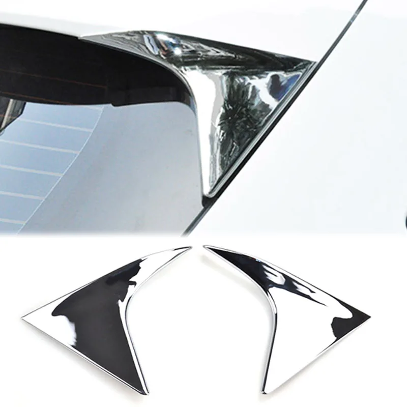 

For Honda HR-V HRV Vezel 2016 - 2018 2019 Chrome Rear Side Window Spoiler Cover Protector Decor Bezel Trim Molding Frame Styling
