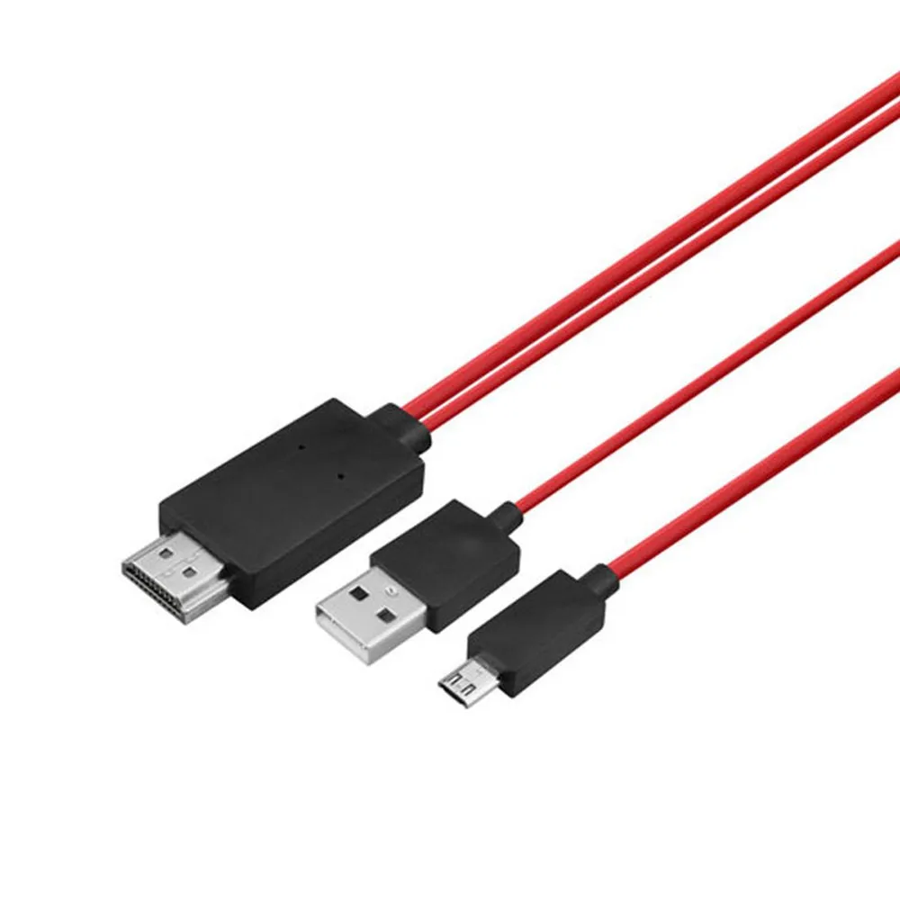 HD TV цифровой AV адаптер кабель 1080p/720P шнур зеркальное литье USB в HDMI конвертер