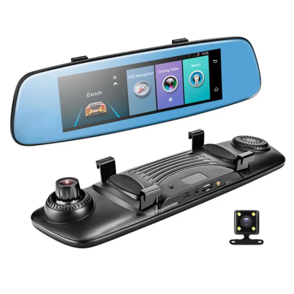 

4G Dual Lens 7.84 Inch Monitor Smart 1080P Dual Lens Car DVR Touch Rear View Mirror Camera