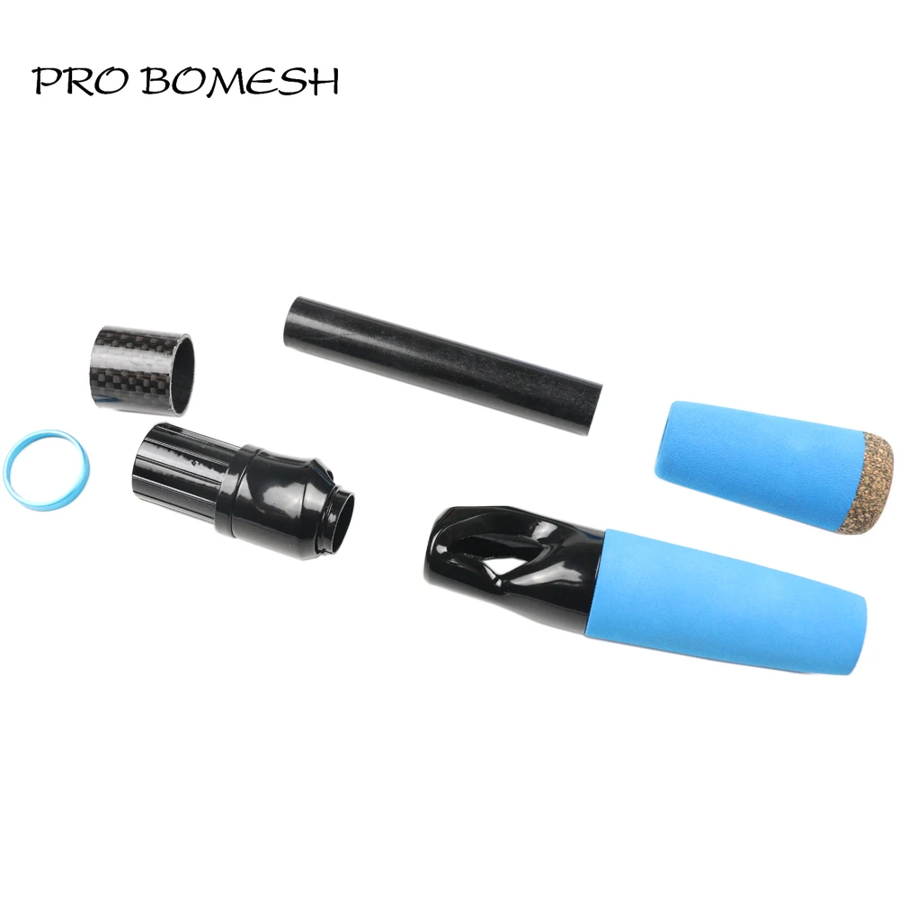 Pro Bomesh 1 комплект алюминиевая фиксирующая гайка + углеродная трубка 3K спиннинг