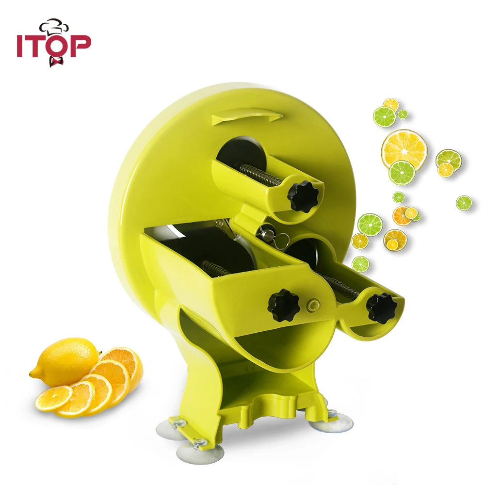 

ITOP Home Use Slicers Home Fruit And Vegetable Cutter Semi-commercial Potato Lemon Fast Slice Kitchen Tools Adjustable Thickness