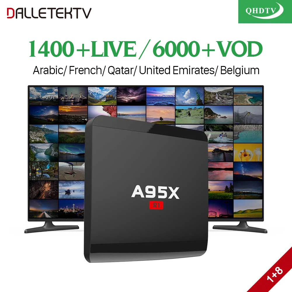 

Arabic IPTV Subscription Box with QHDTV Code 1 year TV Receivers A95X IPTV Arabic France Tunisia Algeria Morocco Belgium Dutch