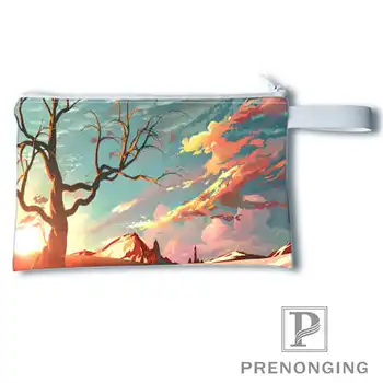 

Custom Miyazaki@ Printing Coin Purse Change Purse Zipper Zero Wallet Phone Key Bags Fashion Small Female Purse#19-01-22-5-270