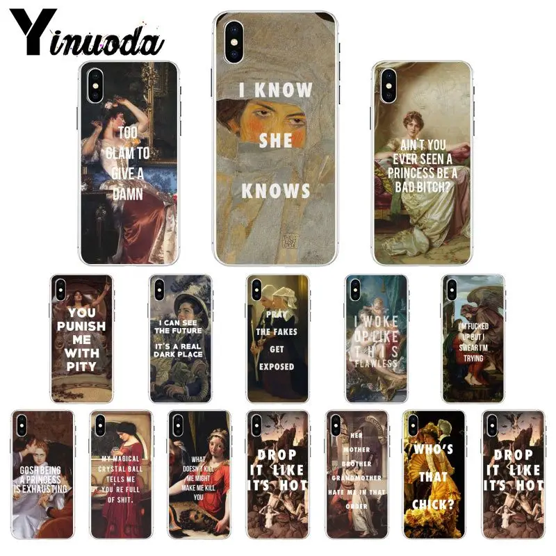 Yinuoda художественные картины Рождение Венеры Мягкий силиконовый чехол для