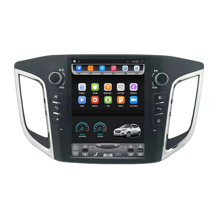 2014-2018 Hyundaii ix25 Cantus Creta 10.4 inch Tesla Vertical touch Screen Android Car GPS Navigation Video Bluetooth Wifi