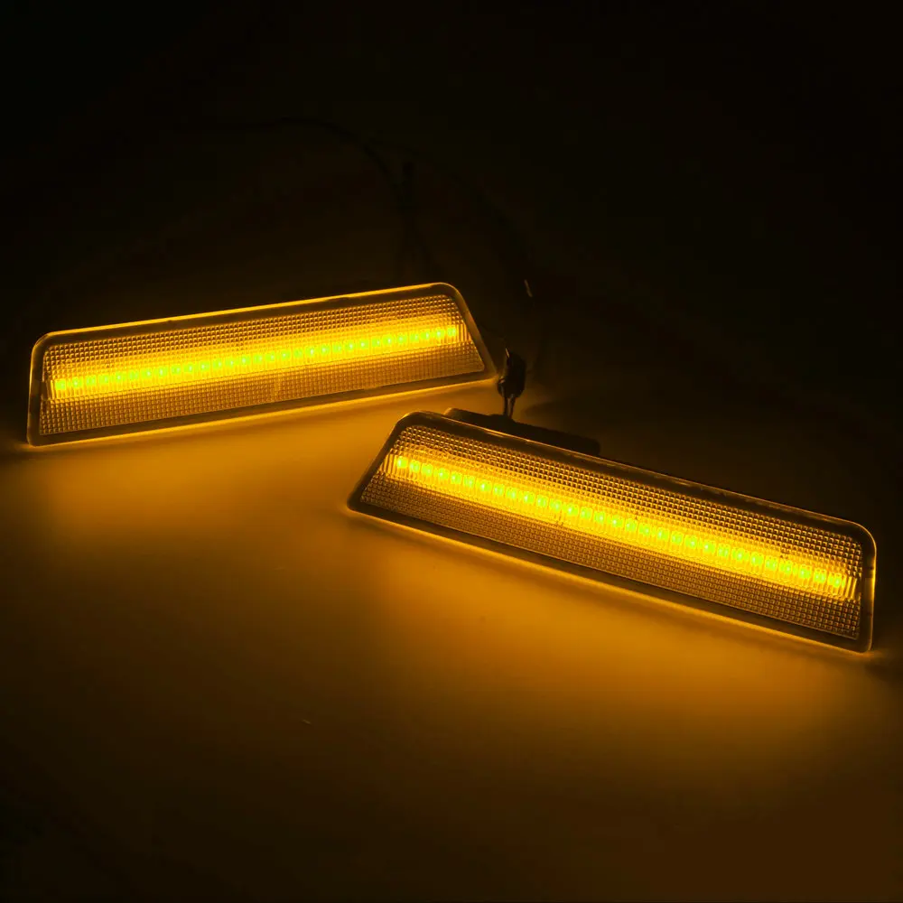 (F) Front Side LED Turn Signals Car Stop Marker Lamps For Dodge Challenger 2008-2014 (12)