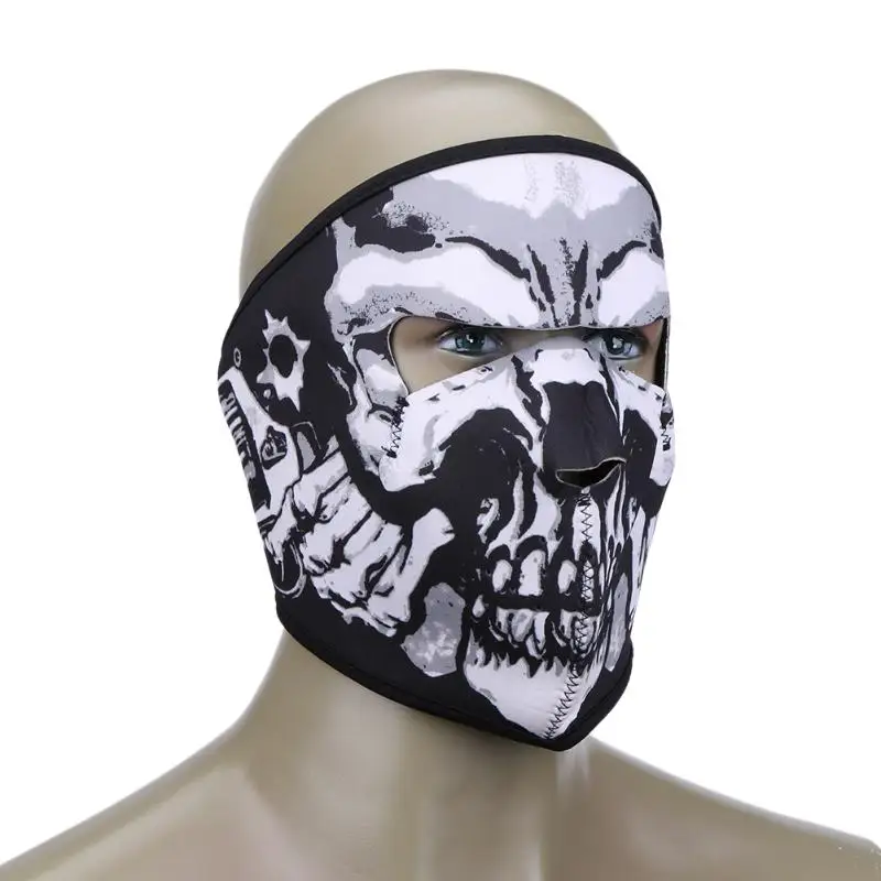 Windproof Warm Skull Cycling Full Face Mask Winter Warmer Bike Riding