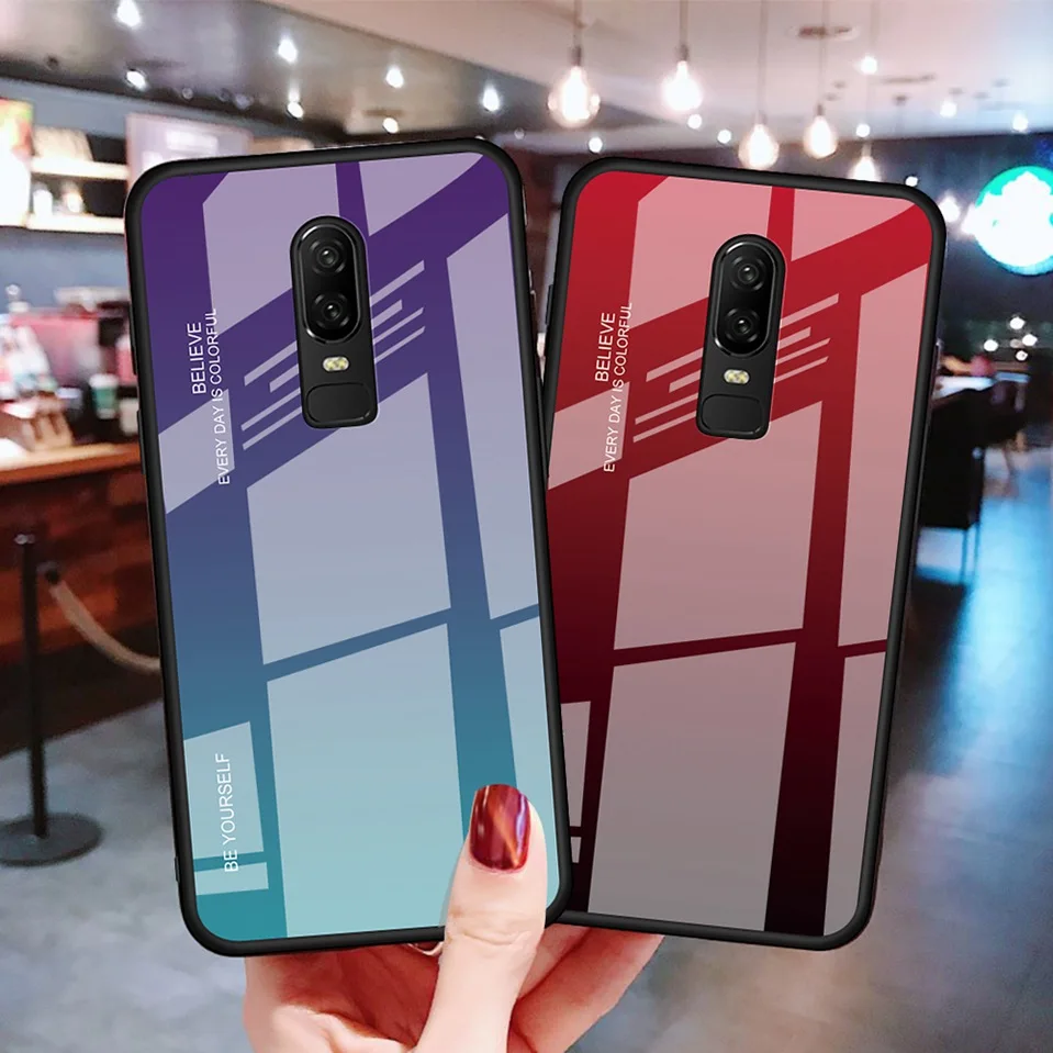 Protective Case for Oneplus 6t 6 Tempered Glass Cover One Plus 6t 1+6t Oneplus6t Shockproof Original Phone Case for Oneplus 6t 6 (11)