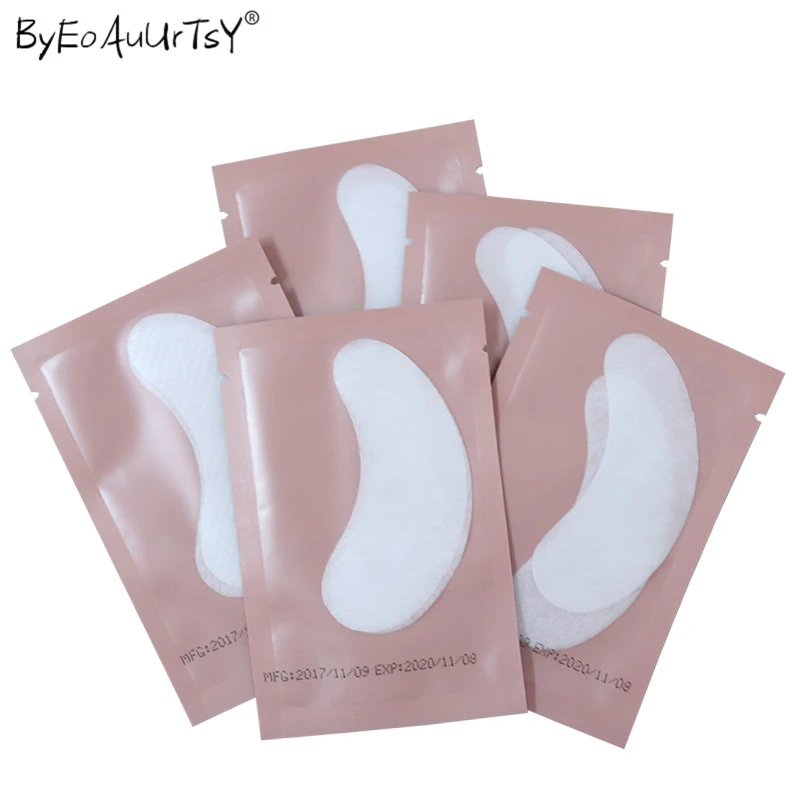 Shield para Eyeshadow Pares Eyeliner Shields Protetor Almofadas Descartáveis Lint Remendo Livre Cílios Falsos Extensão Maquiagem Ferramenta 100 6 falsos extensão maquiagem ferramenta