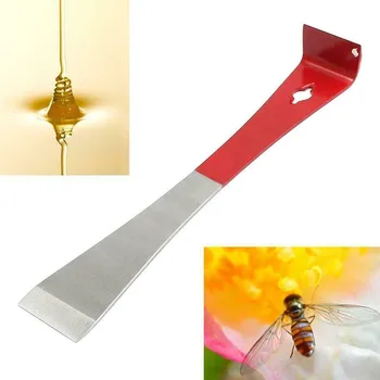 

Bee honey knife J-type honeycomb tools beekeeper scraper red tail beekeeping tool scraper honey knife beekeeping gadget #10