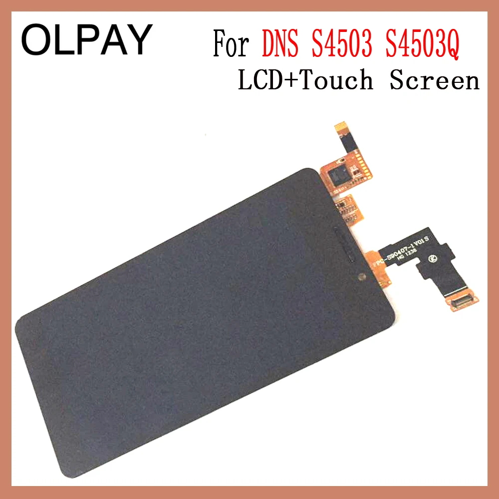 OLPAY 4.5 'جديد الأصلي ل DNS S4503 S4503Q الهاتف المحمول شاشة الكريستال السائل + مجموعة المحولات الرقمية لشاشة تعمل بلمس استبدال الزجاج OLPAY 4.5 'جديد الأصلي ل DNS S4503 S4503Q الهاتف المحمول شاشة الكريستال السائل + مجموعة المحولات الرقمية لشاشة تعمل بلمس استبدال الزجاج