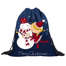 Echoshine нетканые сумки Drawstring женская сумка с 3D принтом букет карманная граница collie drawstring рюкзак рождественские подарочные пакеты A30