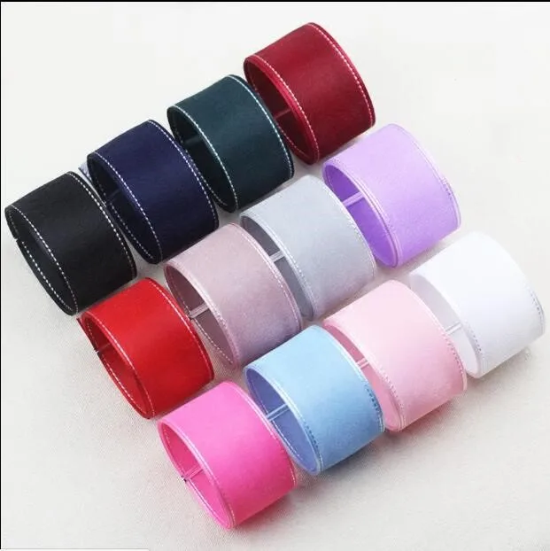 Kewgarden 38mm 1 1/2" Double Side Line Yarn Ribbons Handmade Tape DIY
