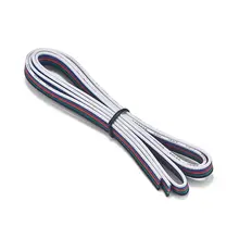 5 Pin 22AWG Электрический кабель 5 м 10 м 20 м 50 м луженая медная проволока SM JST разъем удлиняющие провода для 5050 RGBW светодиодные ленты контроллер