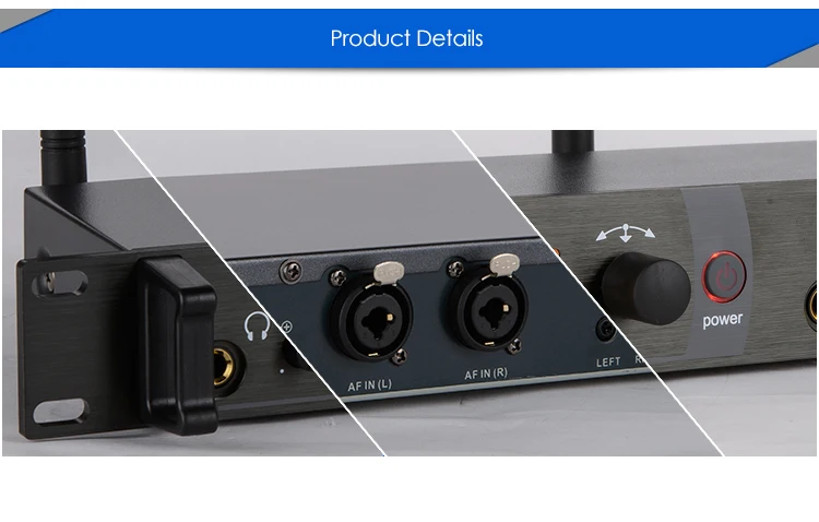 4 Pack Receivers + Wireless In Ear Monitor System