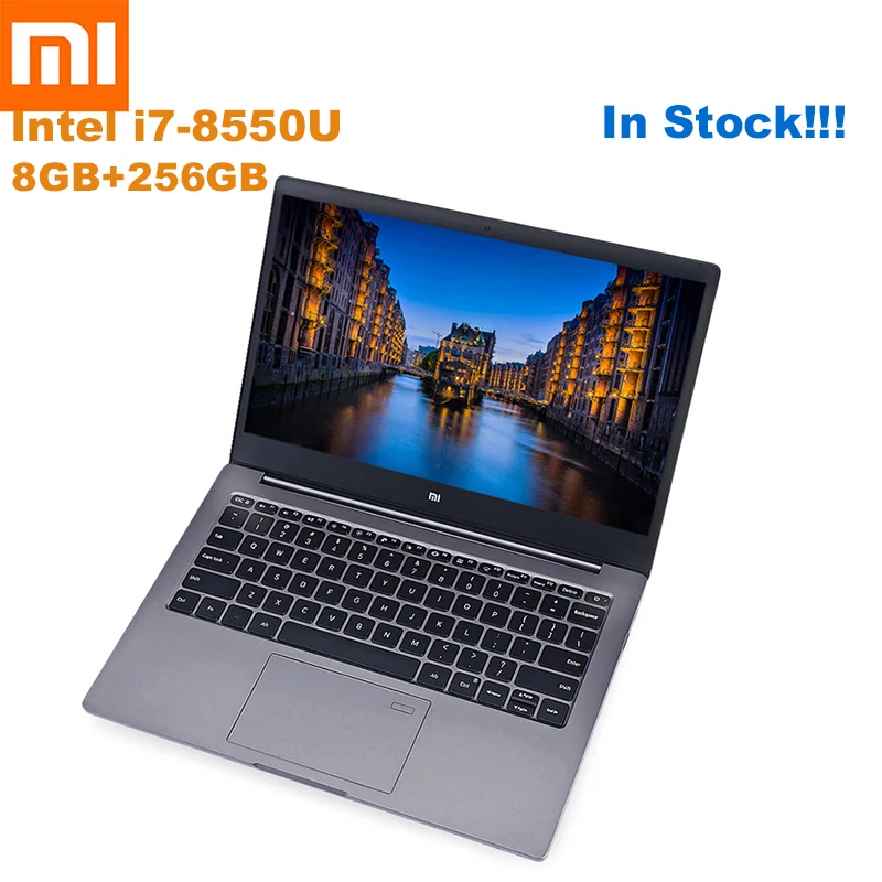 Xiaomi Mi Notebook Air 13.3 Ultra Thin Windows 10 Intel Core I5-8250U/I7-8550U Quad Core 8GB+256GB Fingerprint Dual WiFi Laptop