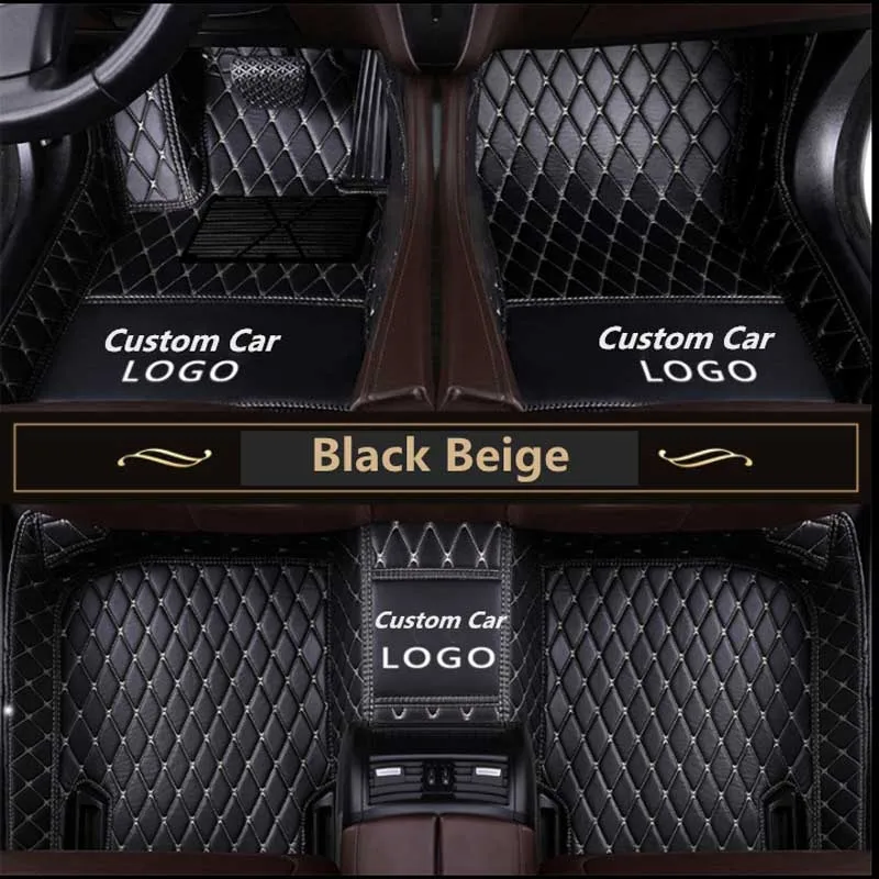 Car floor mats hyundai tucson waterproof leather car styling car carpet car mats accessory tapis voiture tapete carro - Название цвета: tell me date model1