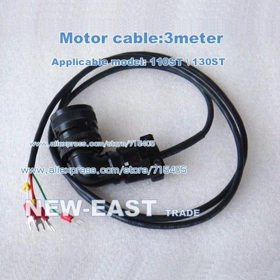 

Hot sale 3m ( 3meter ) 110ST \ 130ST Servo Motor Cable for 110ST \ 130ST series Servo Motor Cable