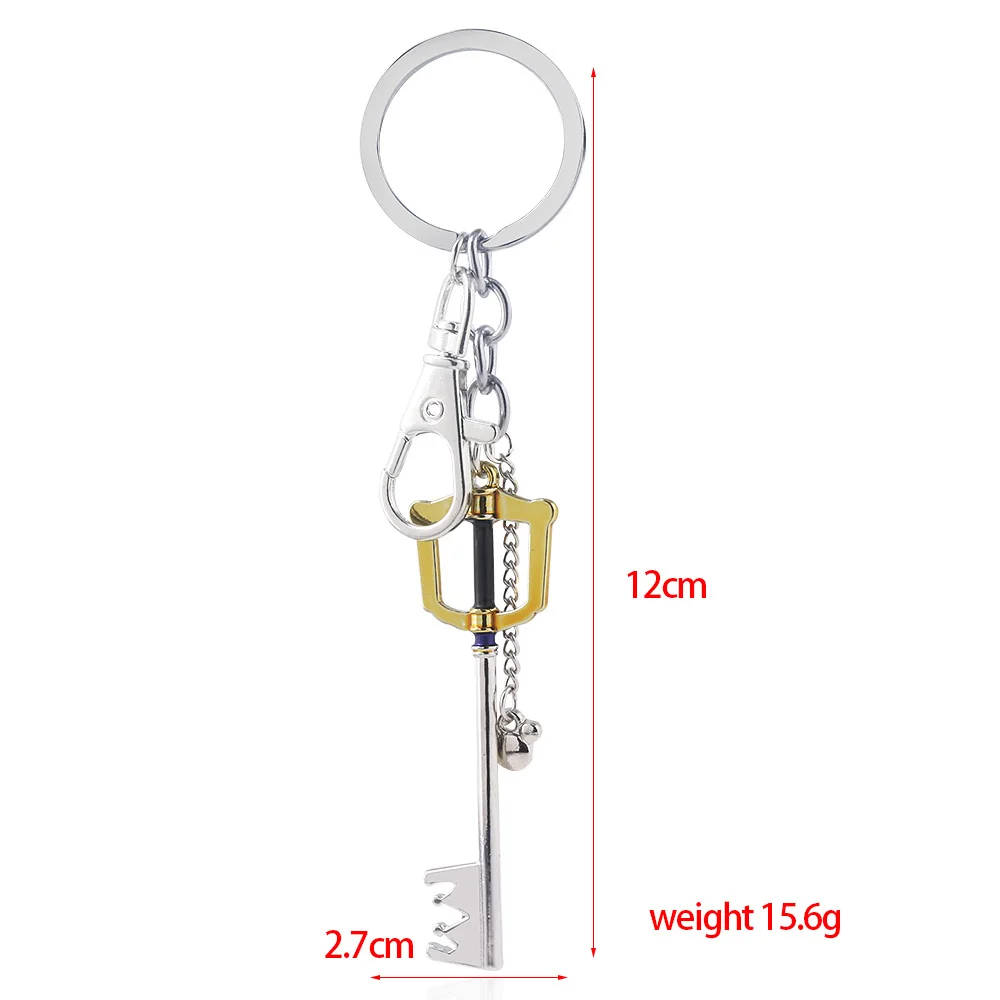 SG Hot Game Kingdom Hearts Key Keychains Sora Crown Roxas Keyblade Paopu Fruit Weapon Pendants Keyring For Men Car Jewelry Gift game keychain