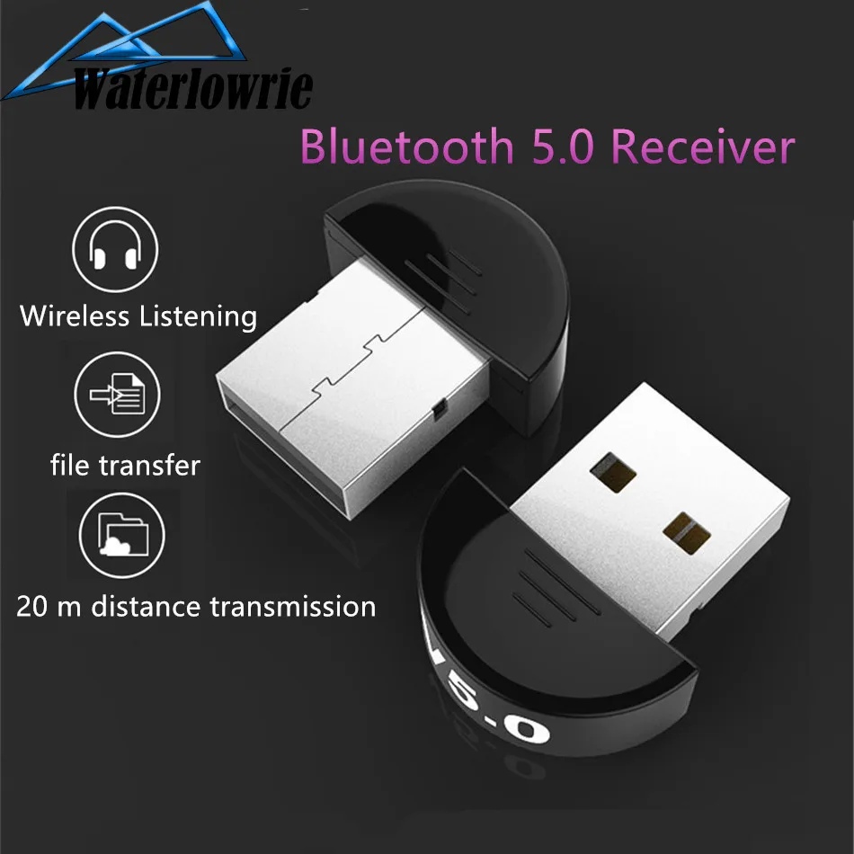 

Wireless USB Bluetooth Adapter 5.0 Bluetooth Dongle Music Sound Receiver Adaptador Bluetooth Transmitter For PS4 PC Phone