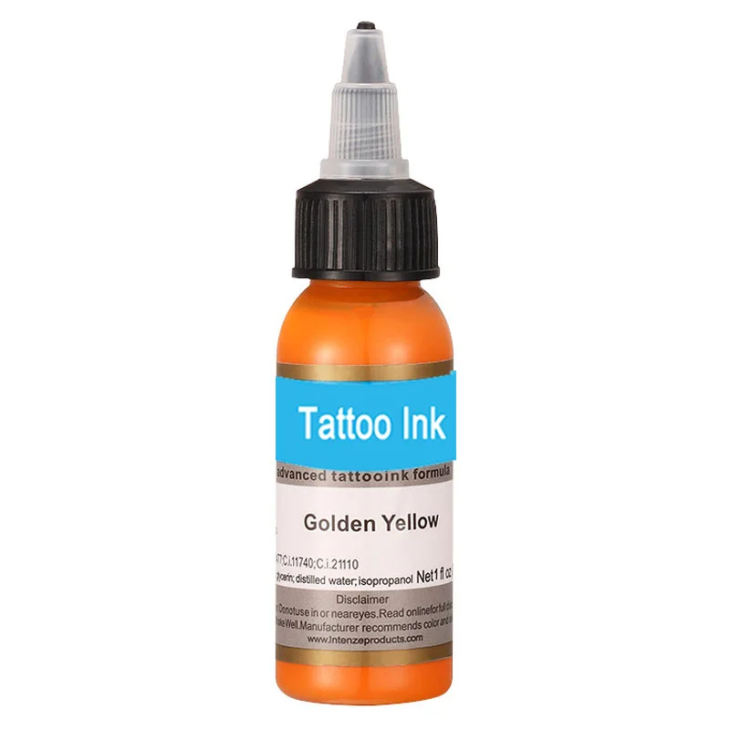 Tattoo-Inks-golden-yellow