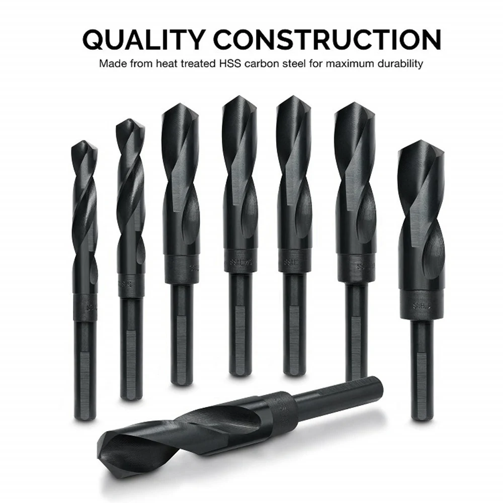 

8pcs/set 8 Sizes For HSS Masonry Drill Bit 14-25mm Twist Drilling Power Tools Kit with Wooden Storage Case