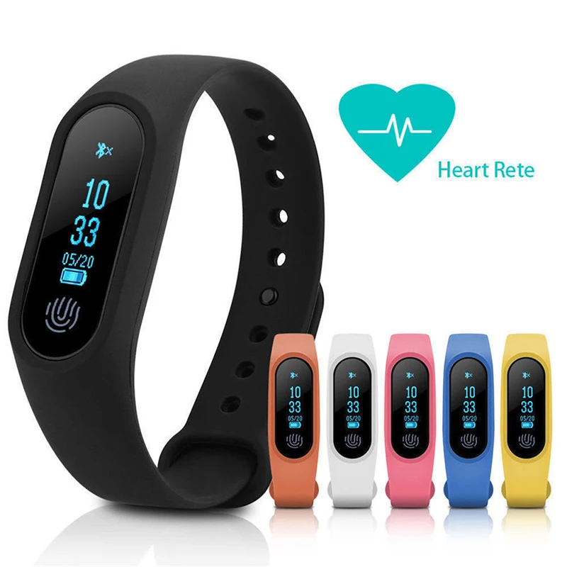 Smart Band Heart Rate Tracker Fitness Tracker Smartband Smart Bracelet Waterproof Smart Wristband Smart Watch Men
