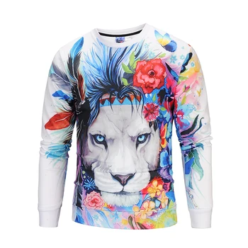 

Spring Autumn Harajuku Men's Long Sleeve T-Shirt Multicolor Print Hip Hop Streetwear Men Casual Tshirt Streetwear Plus Size 2XL