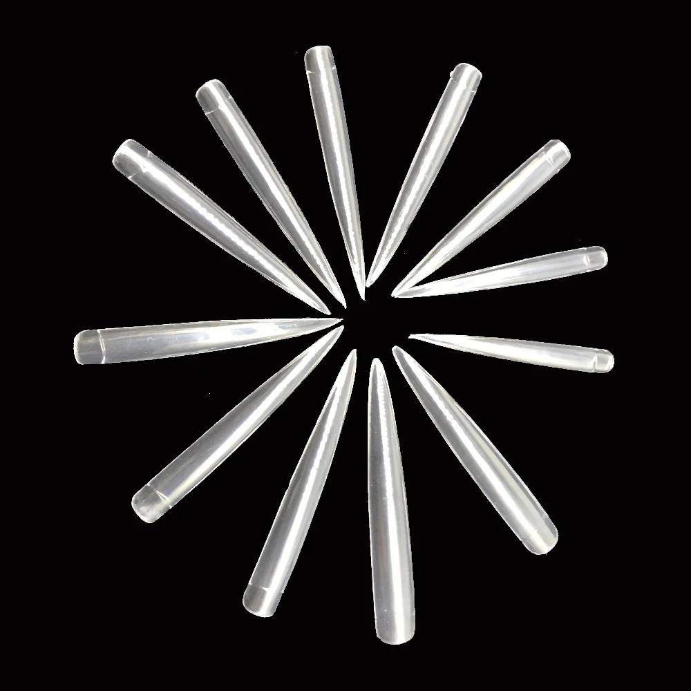 

120pcs/set Long Stiletto Sharp Empress French Acrylic False Nail Fake Tips - Free Shipping