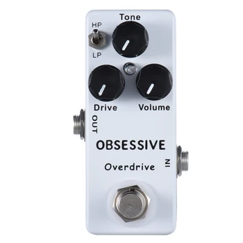 

MOSKY Mini Guitar Effect Pedal Obsessiver Compulsive Overdrive Effect Pedal True Bypass High Quality Zinc-aluminium alloy Body