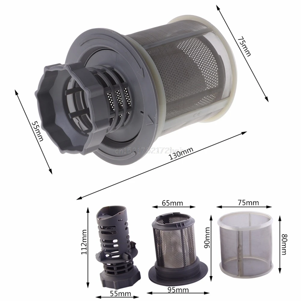 

Dishwasher Filter Mesh Kit Inner Screen Filters Dish-washing Machine Replacement D26 dropship