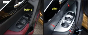 

Lapetus Matte Interior Refit Kit For Nissan Qashqai J11 2014 - 2020 Car Door Armrest Window Lift Switch Button Panel Cover Trim