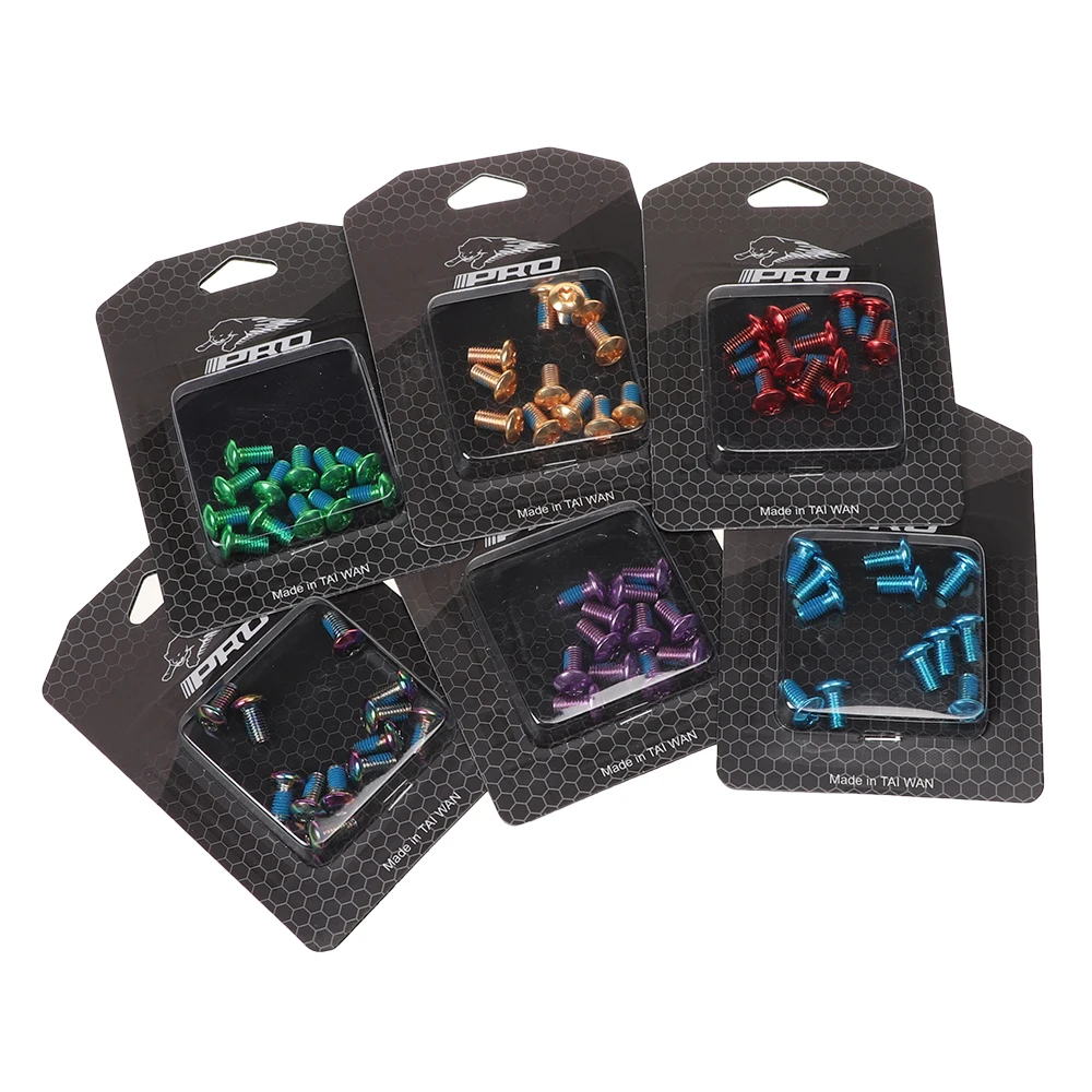 

Multiple Colour Antiskid Bicycle Brake Rotor Screw Mountain Bike Disc Brake Rotor Retaining Bolts Parts