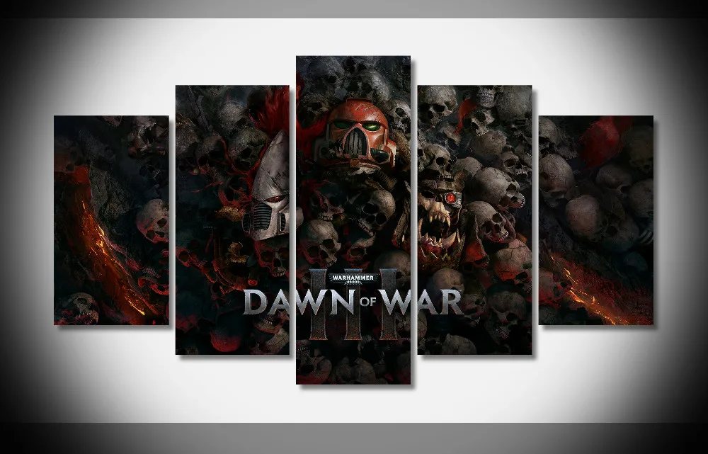 

7291 dawn of war 3 Poster wood Framed Gallery wrap art print home wall decor Gift wall picture Already to hung digital print