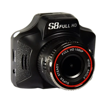 

2 in 1 Car Radar Detector 3.0 inch Dash Cam DVR Camera Full HD 720P Ttachograph Traffic warning device GPS Tracker Russian Voice