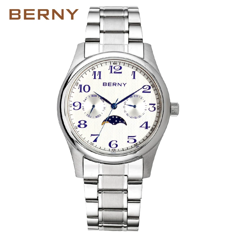 

Berny Women Watch Quartz Lady Watches Fashion Top Brand Luxury Relogio Saat Montre Horloge Feminino Bayan Femme JAPAN MOVEMENT