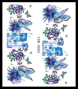 

Nail Sticker Flower Water Transfer White Rose Necklace Jewelry Nail Water Decal Black Wraps Tips Manicure