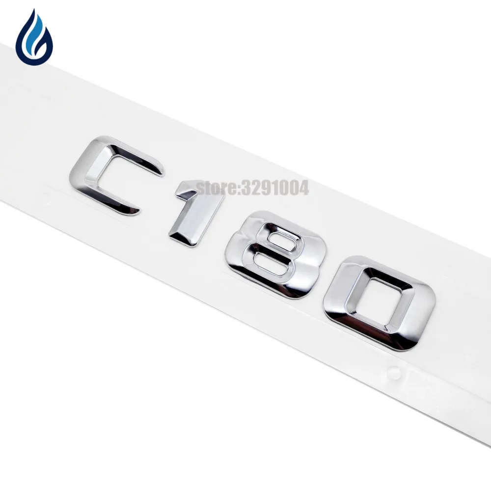 Для Mercedes Benz C Class C180 w204 w203 w211 w210 w212 w205 w124 w163 хромированные цифры буквы эмблема