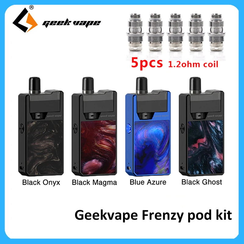 

E Cigarette Kit GeekVape Frenzy Kit Pod System with 2ml Cartridge 950mAh Vape pod frenzy pod kit vs orion dna pod vape kit