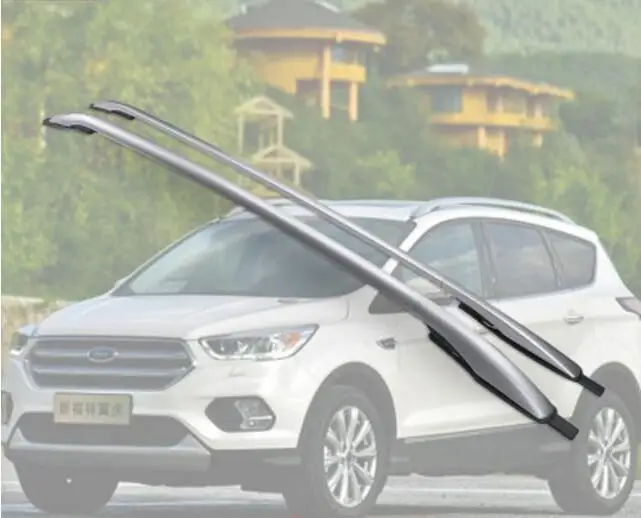 High Quality ALUMINIUM ALLOY CAR ROOF RACK BAGGAGE LUGGAGE BAR FIT FOR FORD KUGA 2013 2014 2015 2016 2017 2018 | Автомобили и